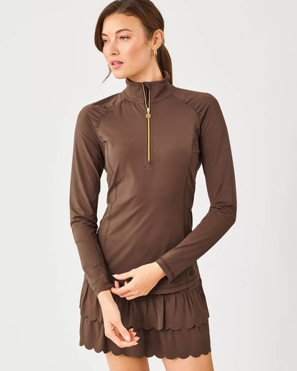 JUSTINE HALF ZIP UPF 50+