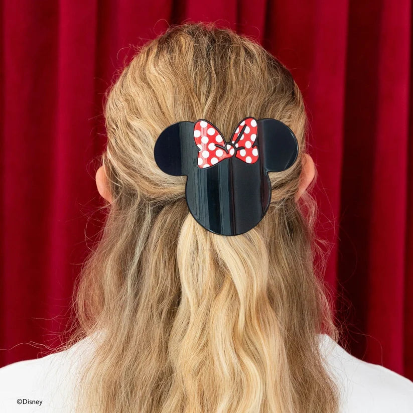 Flat Hair Clip - Medium - Minnie Mouse Shaped