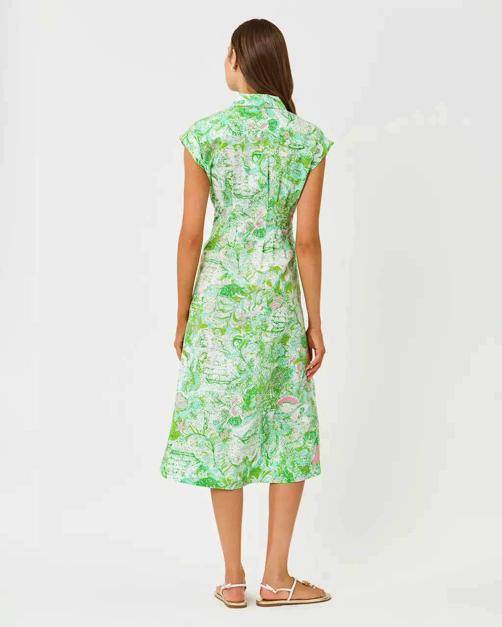 TONYA MIDI SHIRTDRESS