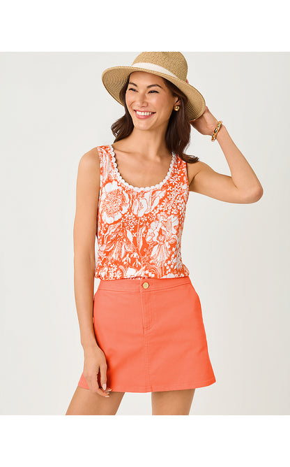GABBIE CROCHET TRIMMED KN