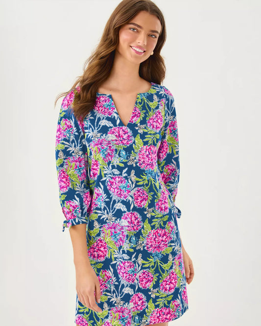 CATH 3/4 SLEEVE DRESS