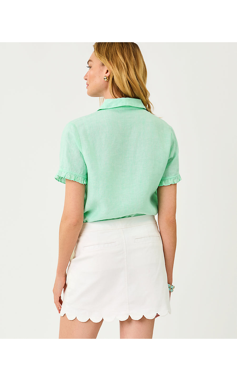 CARDEN RUFFLE TOP