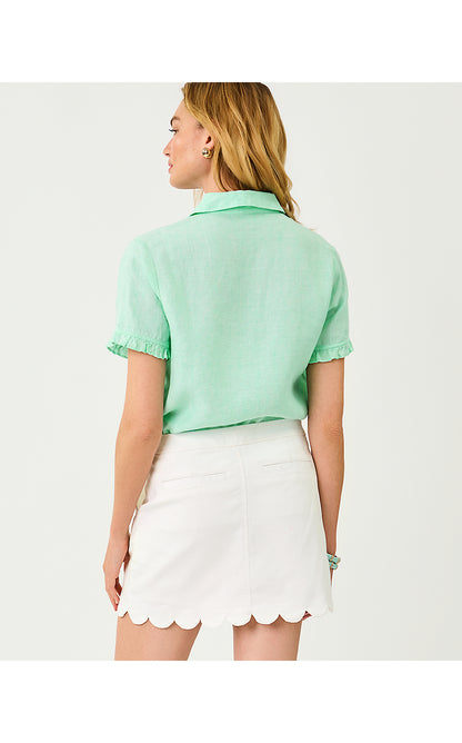 CARDEN RUFFLE TOP