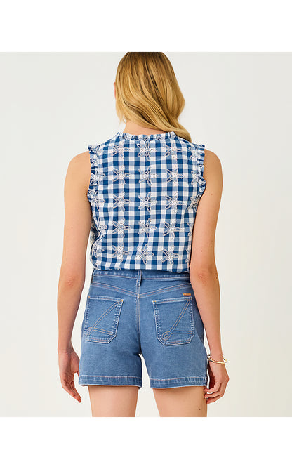 KAVALLA SLEEVELESS RUFFLE