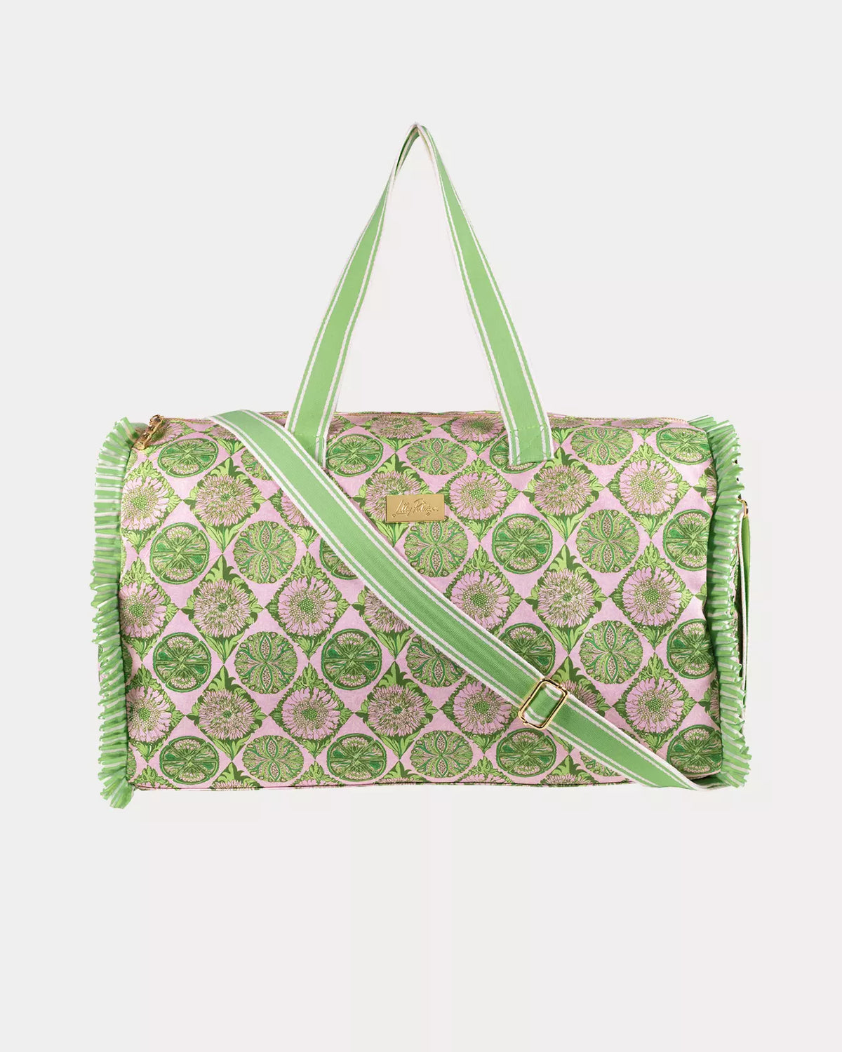 Duffle Tote, Tropical Tiles
