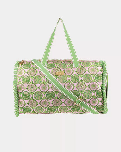 Duffle Tote, Tropical Tiles
