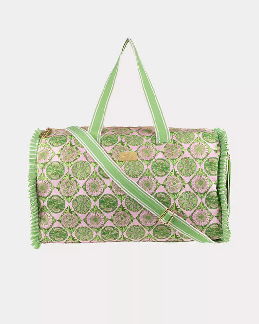 Duffle Tote, Tropical Tiles