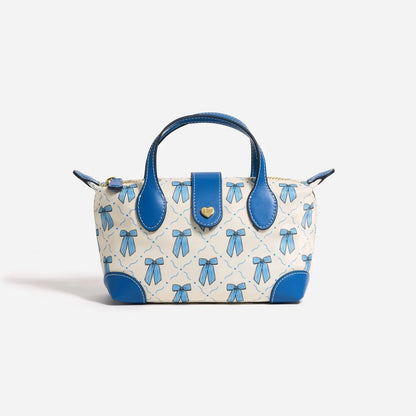 Small Pouchette Crossbody - Bow Lattice