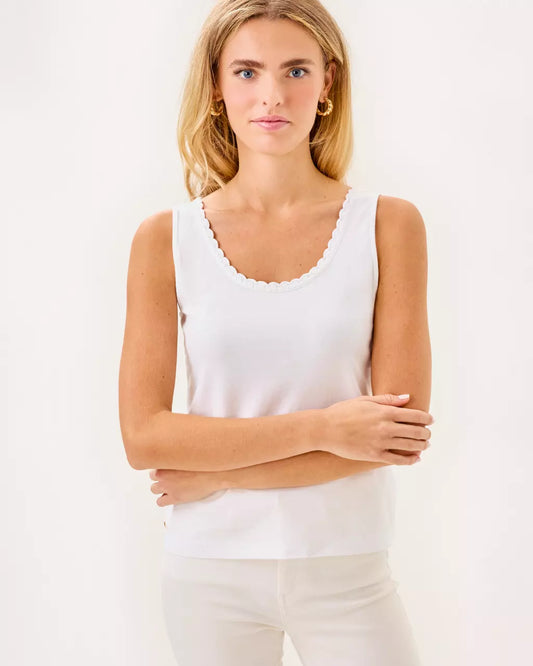 GABBIE CROCHET TRIMMED KN
