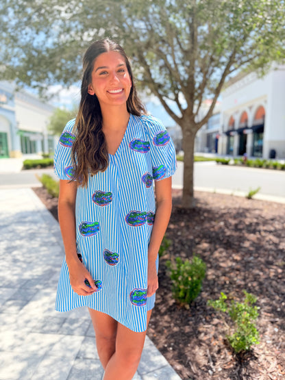 Florida Mascot Bubble Sleeve Dress