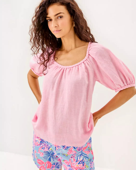 CALAIS SHORT SLEEVE TOP
