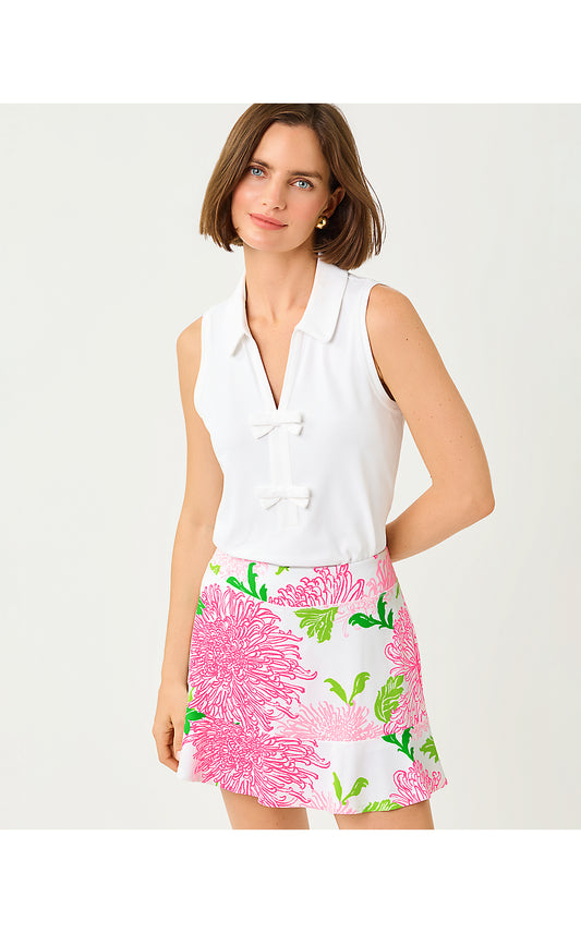 FRIDA SLEEVELESS BOW POLO