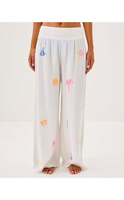 ENZO EMBROIDERED PANT COV