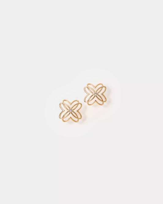 LP LOGO STUD EARRINGS