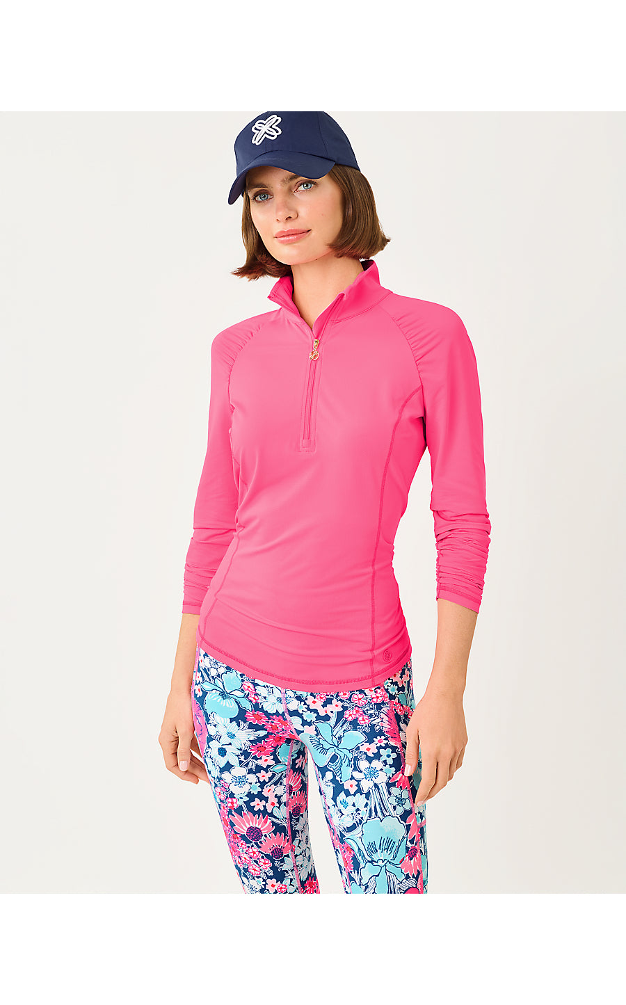 JUSTINE HALF ZIP UPF 50+