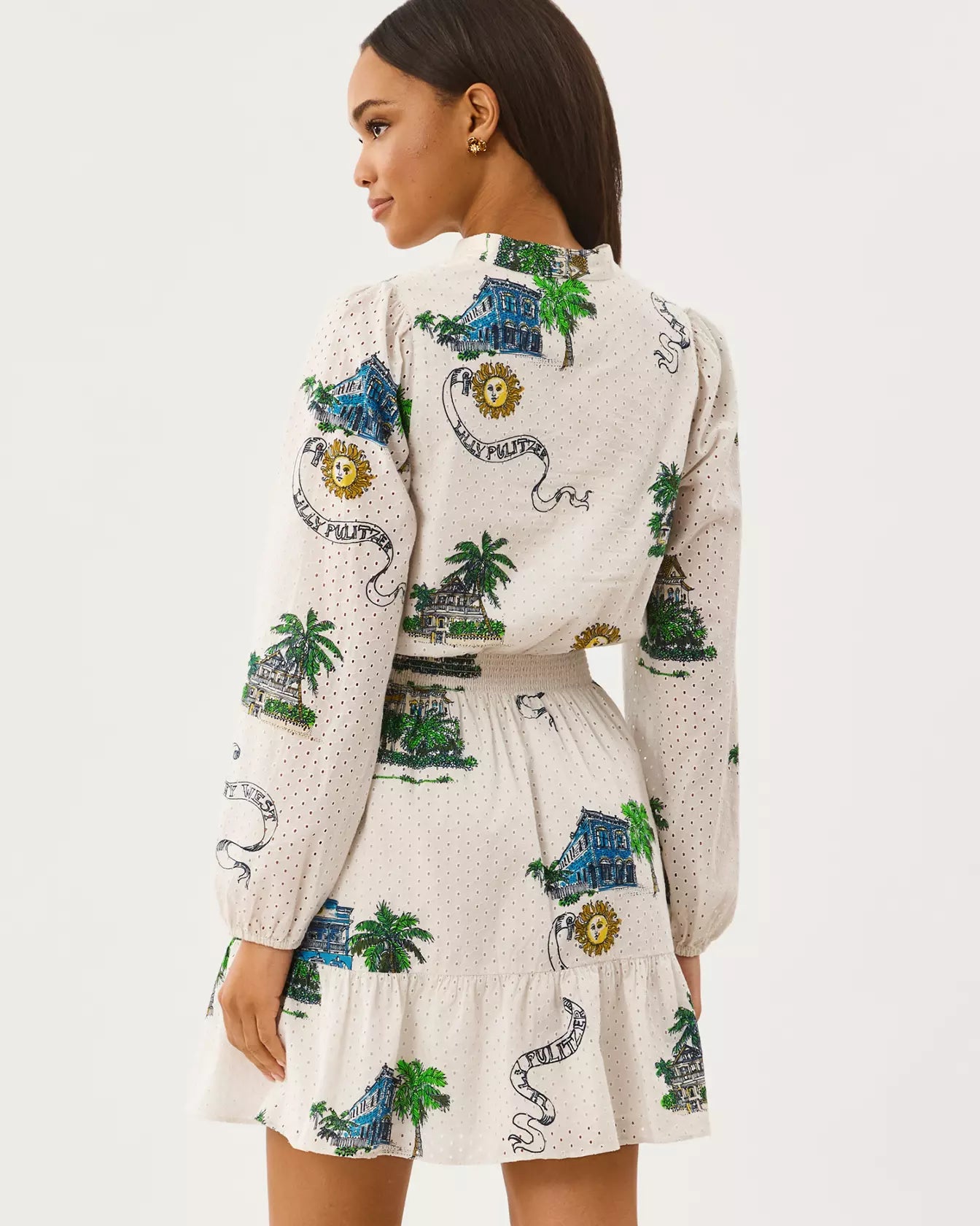 AXTON EYELET DRESS