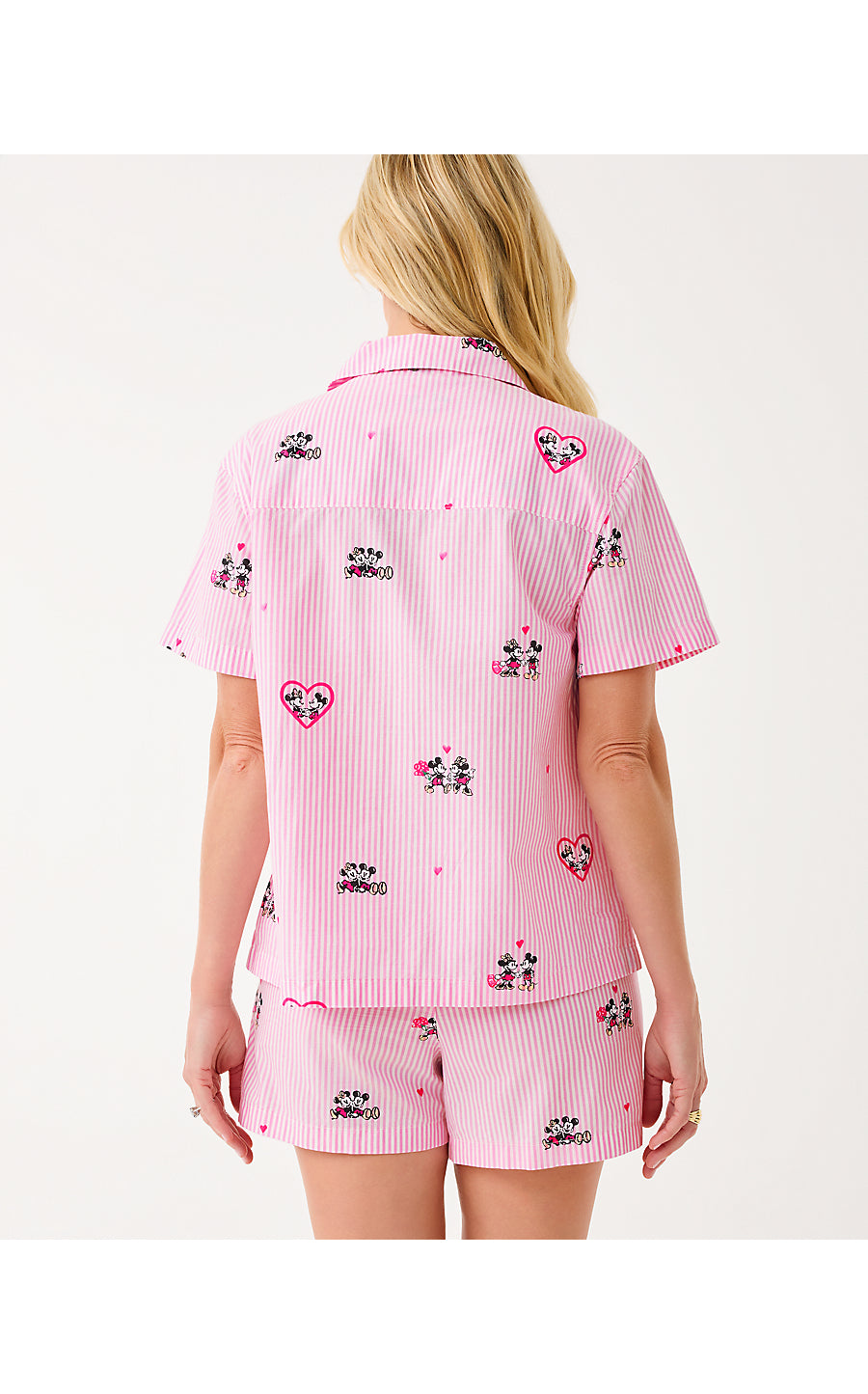 MARI PJ BUTTON-UP TOP