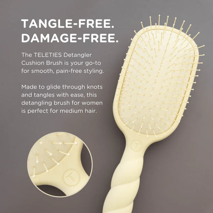 DETANGLER HAIR BRUSH FOR MEDIUM HAIR - TAN
