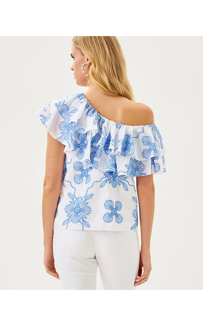TRIXIE ONE SHOULDER RUFFL