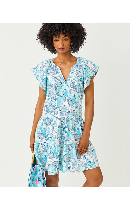 NORELLA LINEN DRESS