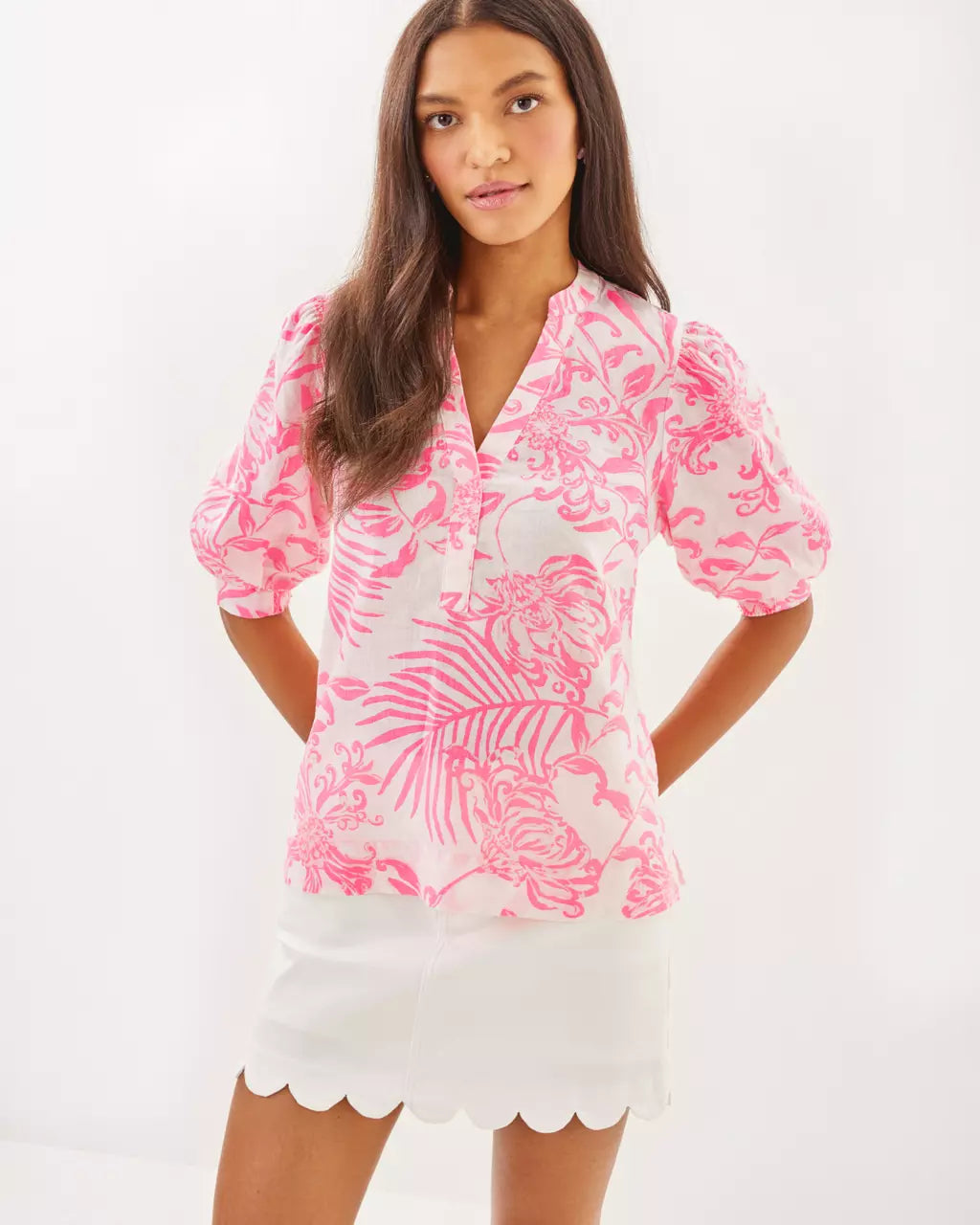 MIALEIGH ELBOW SLEEVE LIN