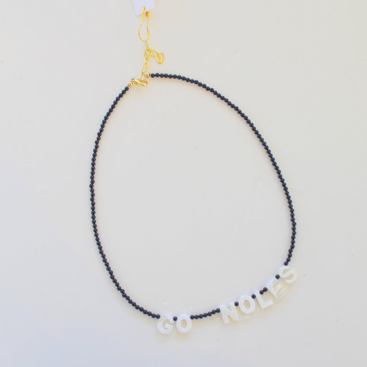 Spirit Necklace, GO NOLES on Black