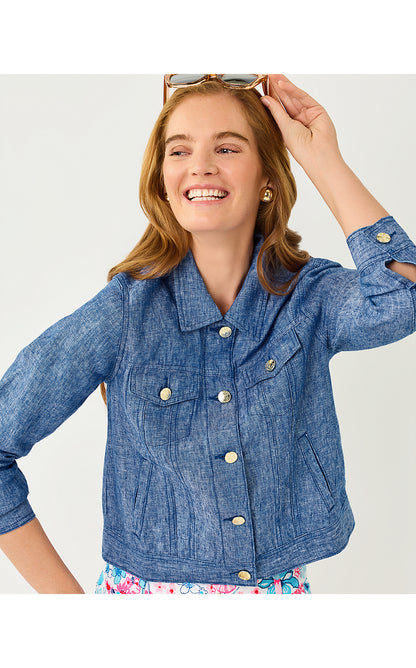 SEASPRAY LINEN JACKET
