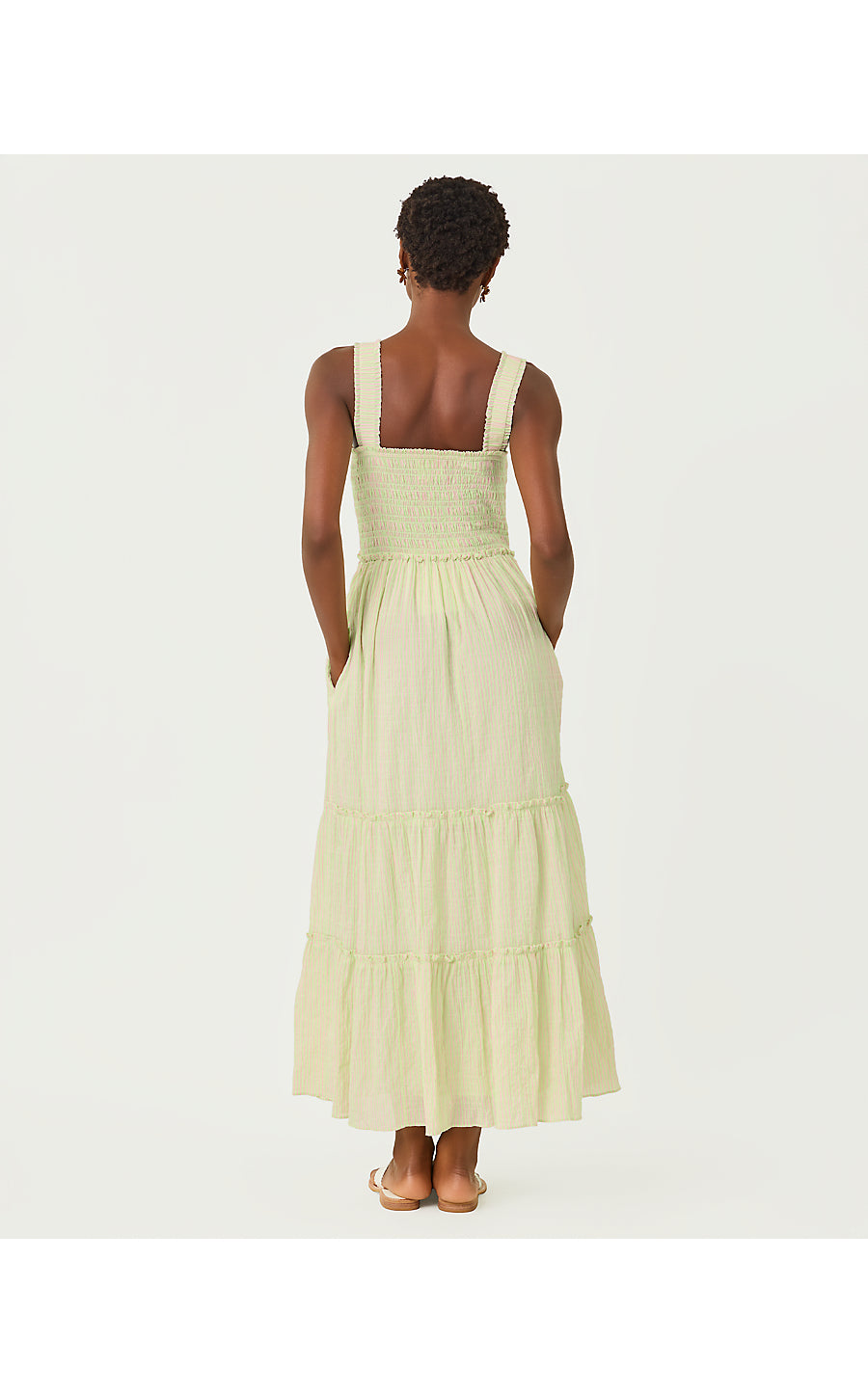 HADLY SMOCKED MAXI DRESS