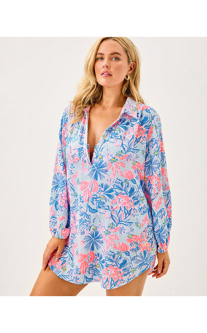 KIQUE LONG SLEEVE COVERUP