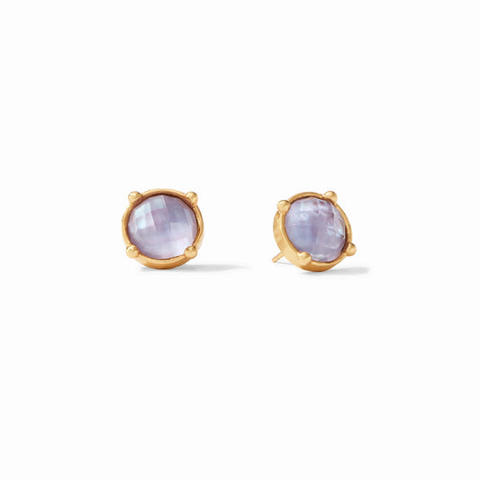 Honey Stud Gold Iridescent Lavender