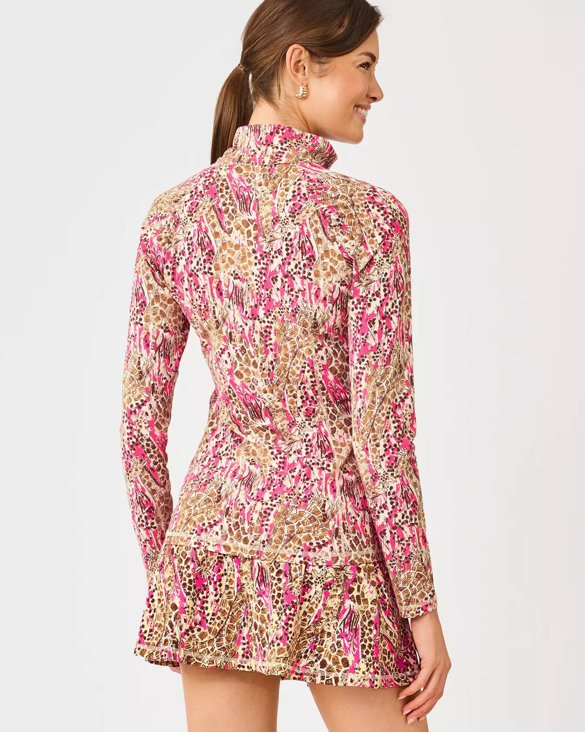 JUSTINE HALF ZIP UPF 50+