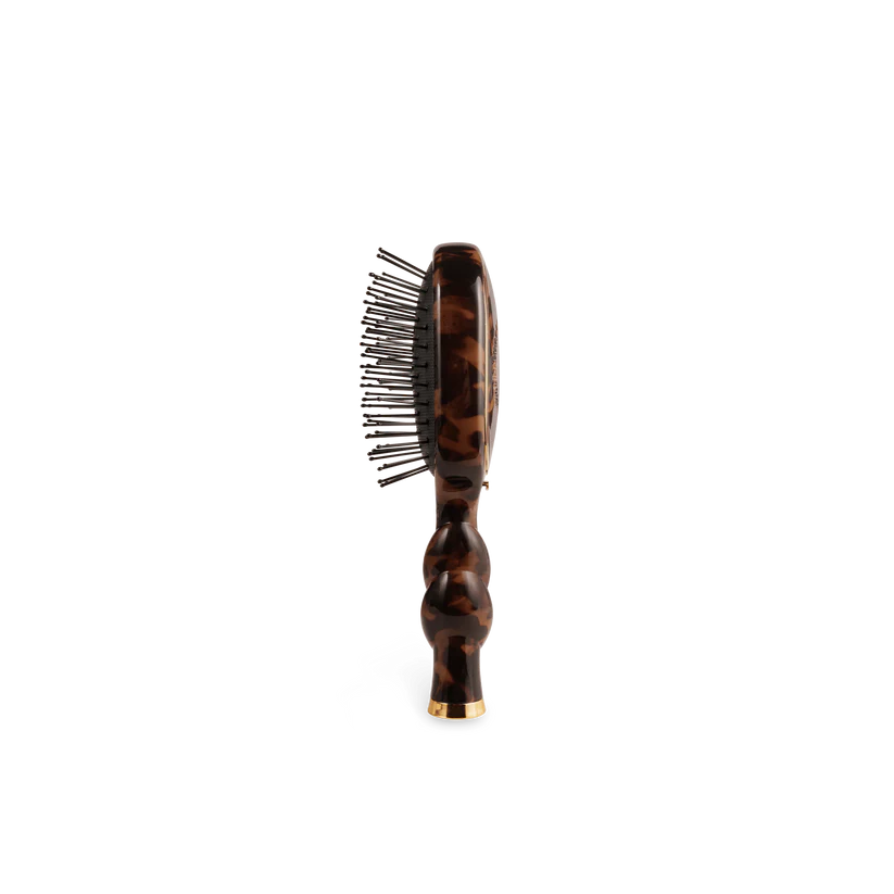 MINI DETANGLER HAIR BRUSH FOR MEDIUM HAIR - TORTOISE
