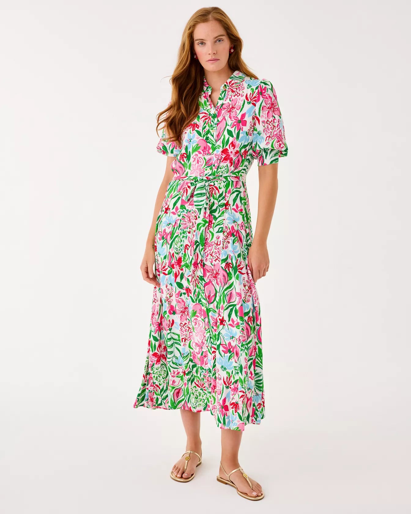 LARKYN MIDI SHIRTDRESS