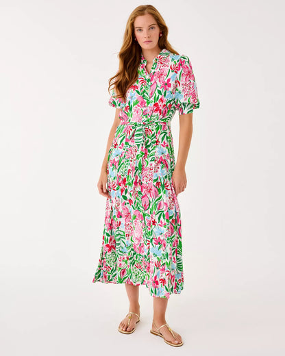 LARKYN MIDI SHIRTDRESS