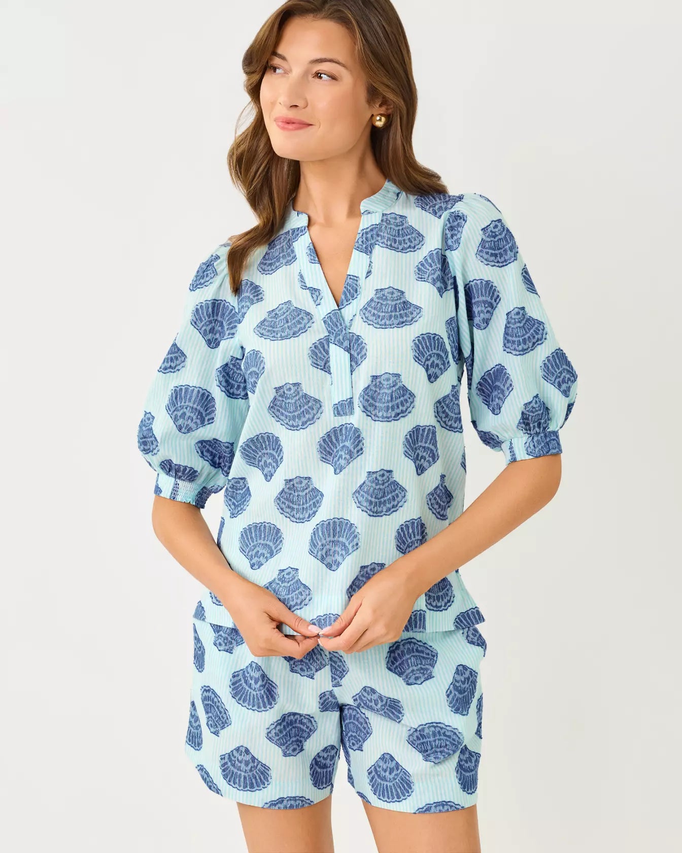 MIALEIGH ELBOW SLEEVE TOP