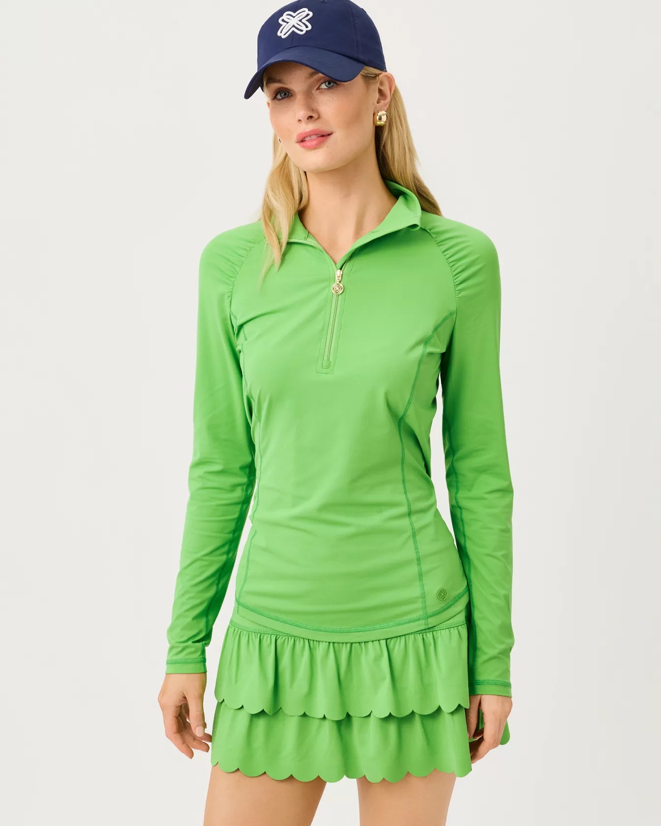 JUSTINE HALF ZIP UPF 50+