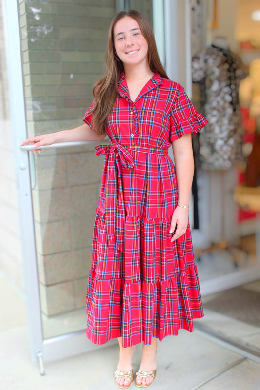 Hollin Button Up Midi Dress