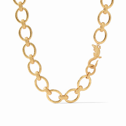 Alligator Link Necklace - Gold - OS