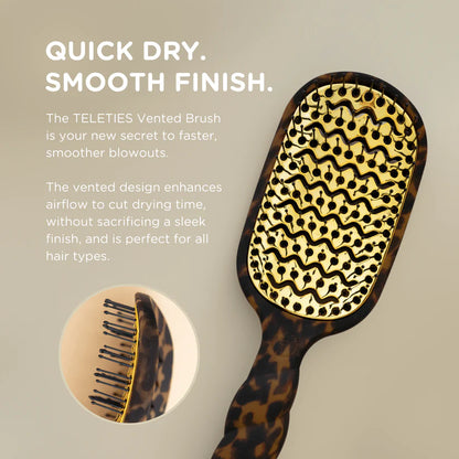 VENTED HAIR BRUSH - TORTOISE