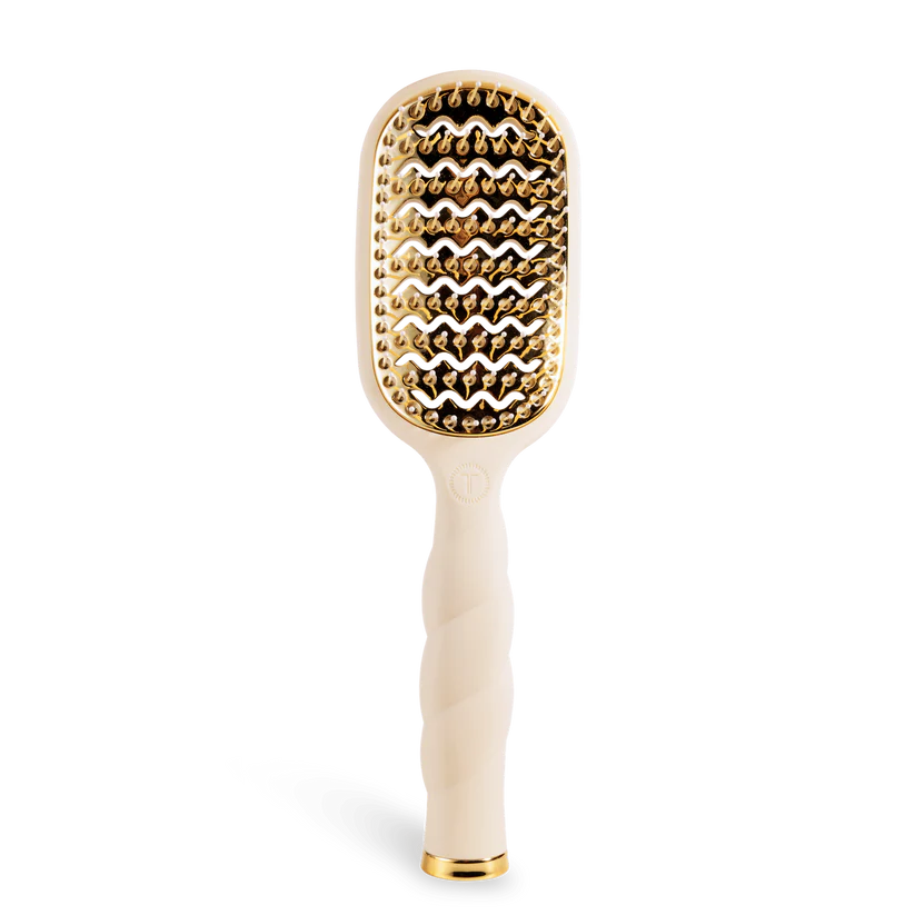 VENTED HAIR BRUSH - TAN