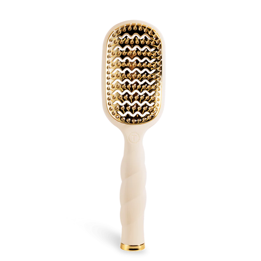 VENTED HAIR BRUSH - TAN