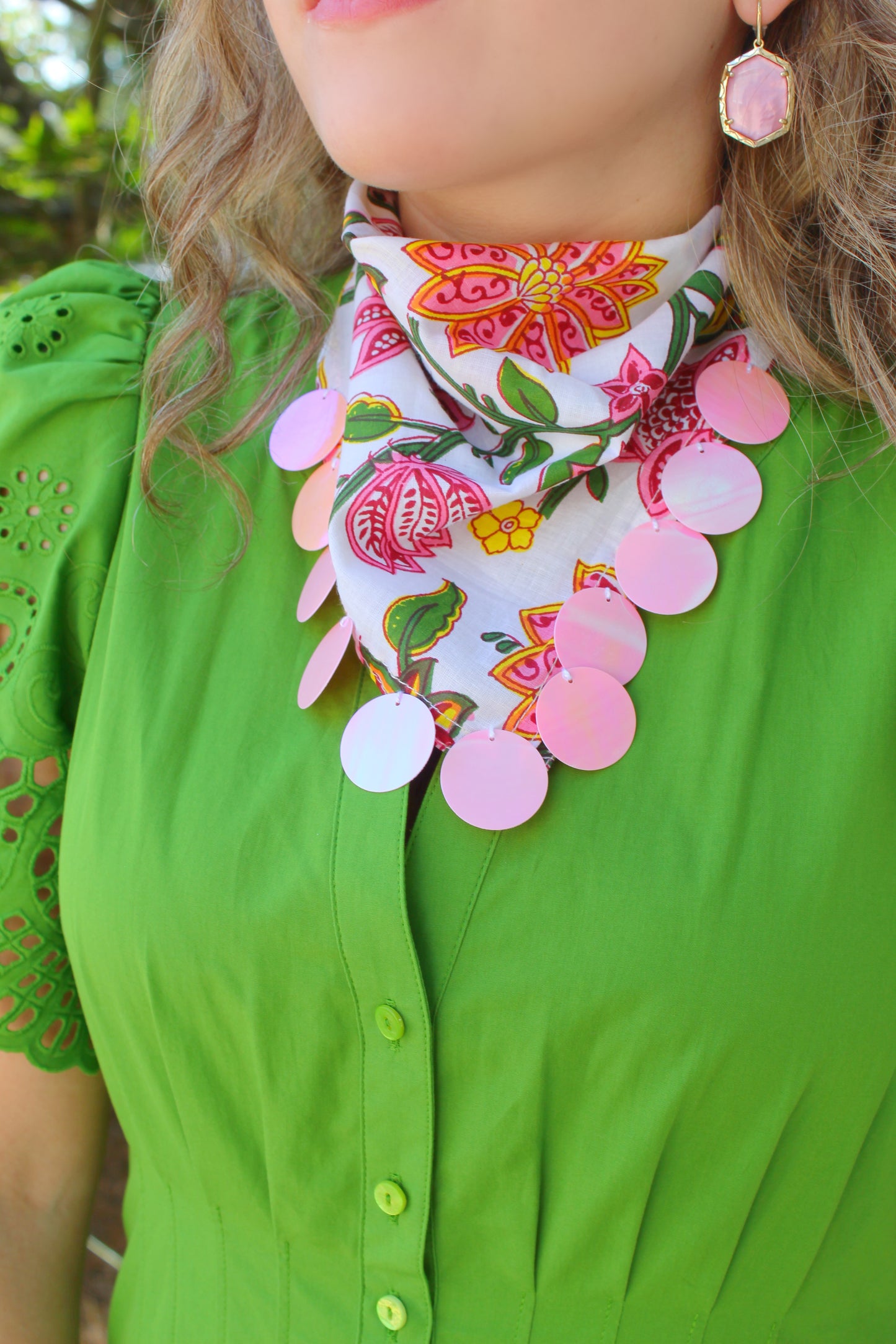 Face East Printed Scarf