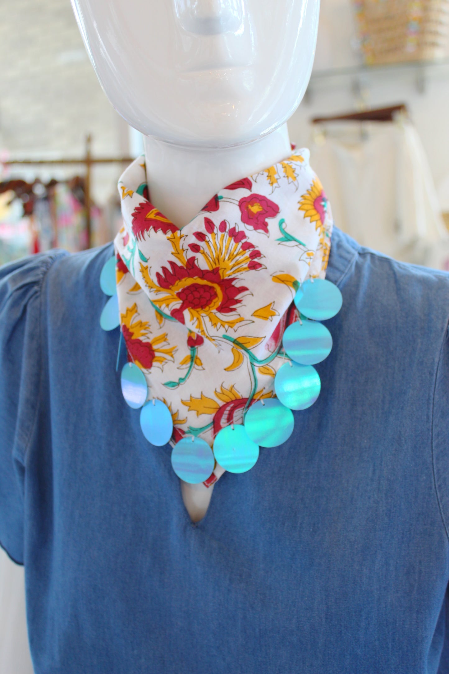 Face East Printed Scarf