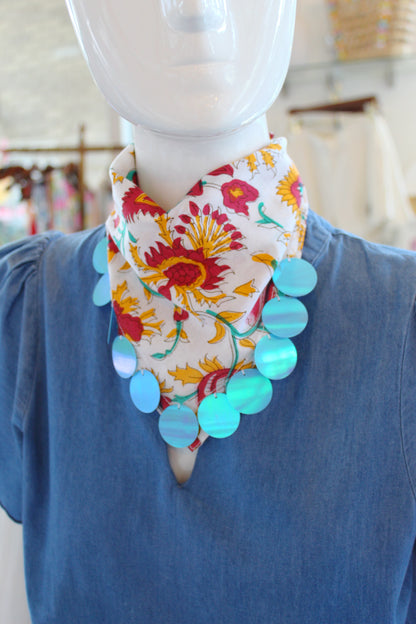 Face East Printed Scarf