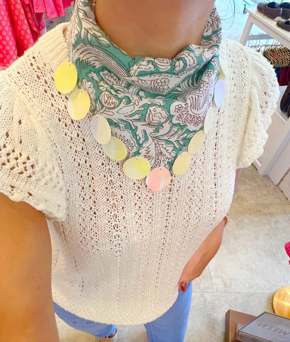 Face East Printed Scarf