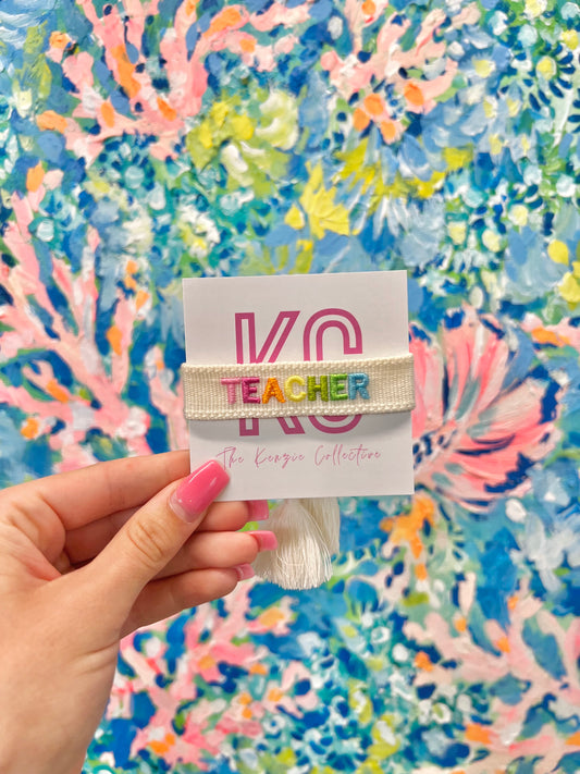 Teacher Bracelet