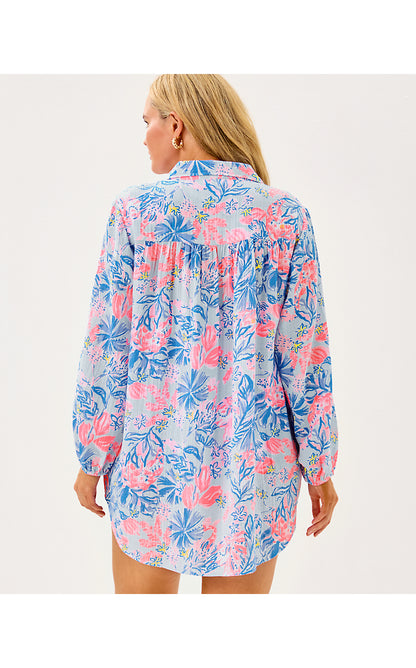 KIQUE LONG SLEEVE COVERUP
