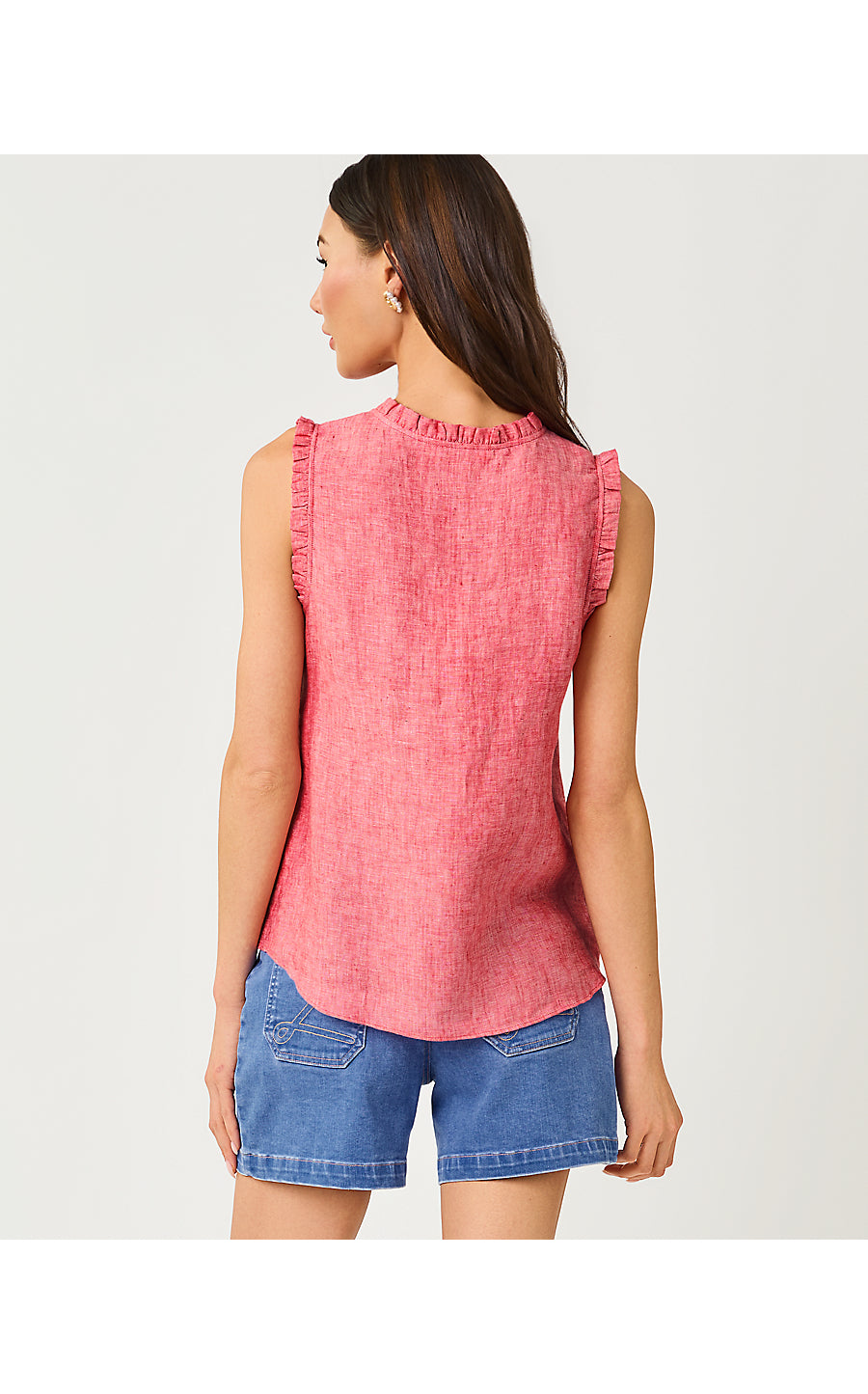 KAVALLA SLEEVELESS RUFFLE
