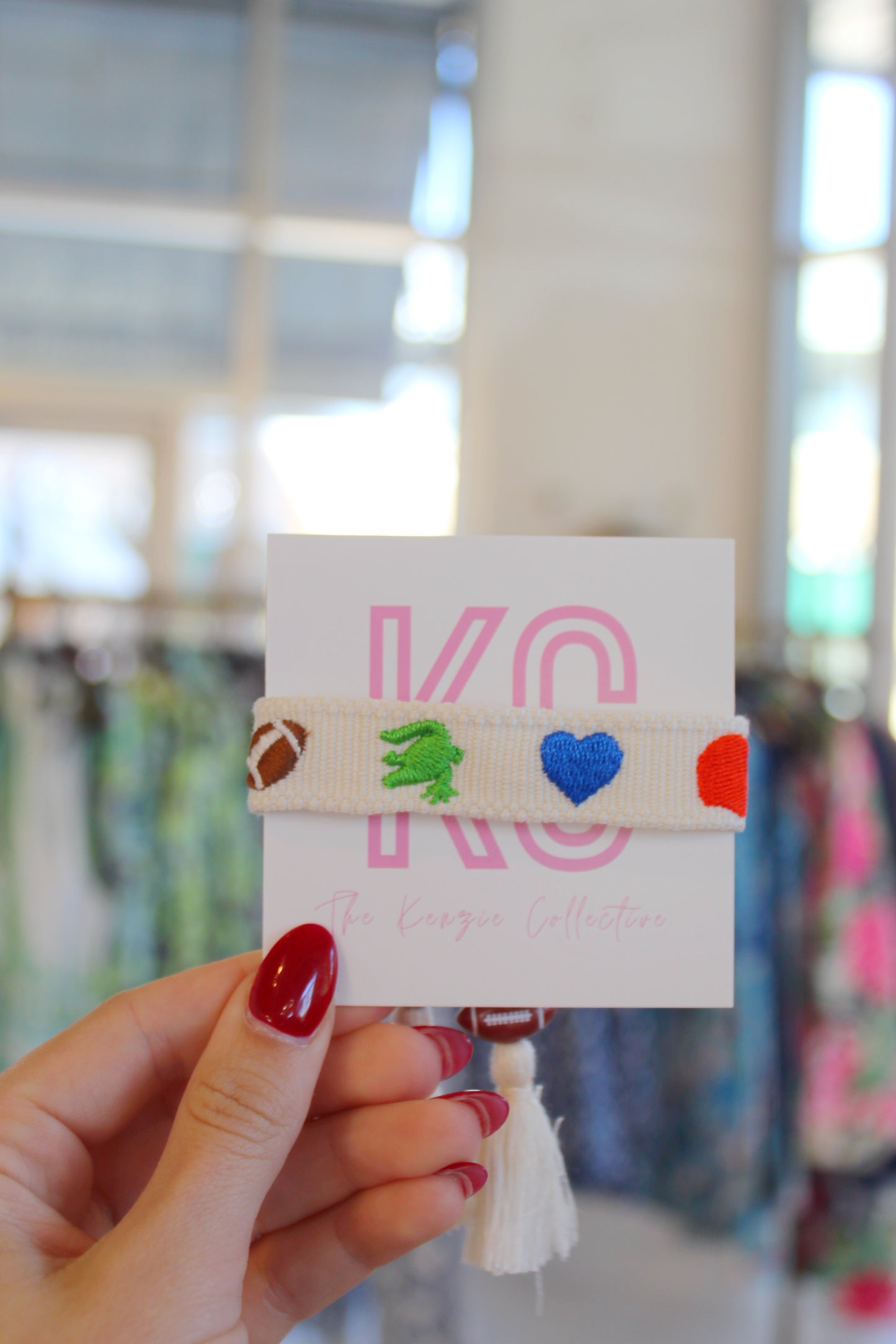 Signature Bracelet - Gators Icons with Football Charm
