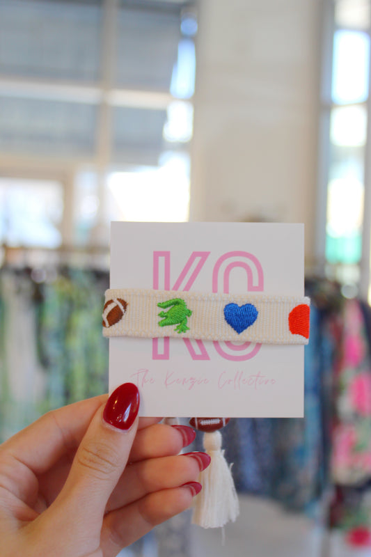 Signature Bracelet - Gators Icons with Football Charm